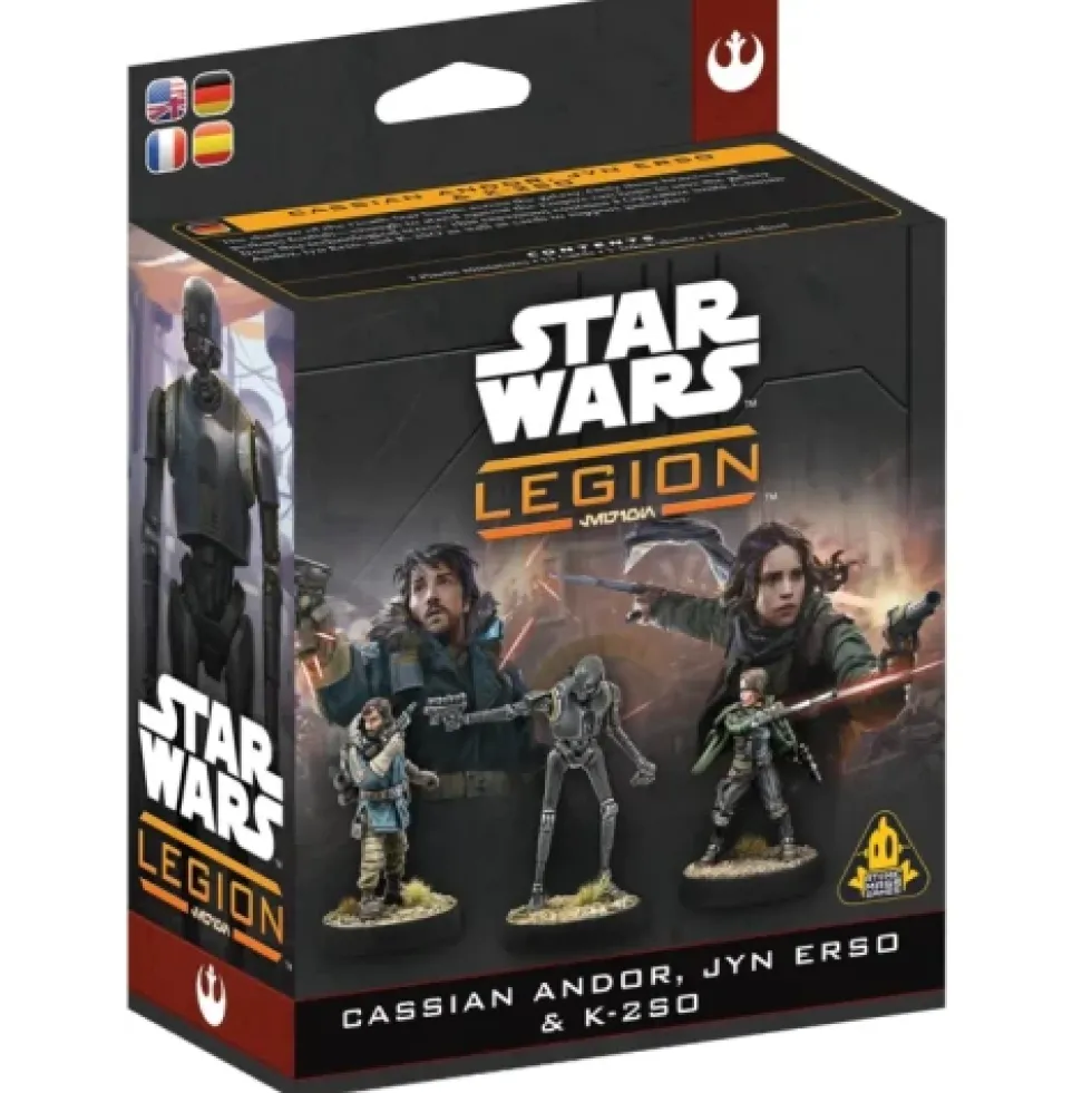 Star Wars: Legion 2.0 -Cassian Andor, Jyn Erso & K-2SO