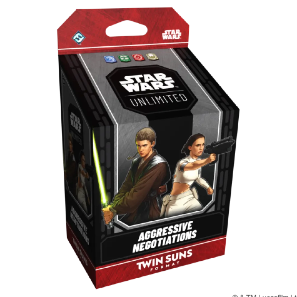 Star Wars: Unlimited Card Game - Twin Suns Format - Aggressive Negotiations - Anakin & Padme