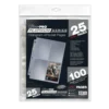 Strona do klasera/segregatora: Ultra-Pro Platinum Series - 4 kieszenie na karty Jumbo (89x127 mm) - 25 sztuk