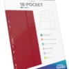 Strona do klasera Ultimate Guard 18-Pocket Side-Loading - red