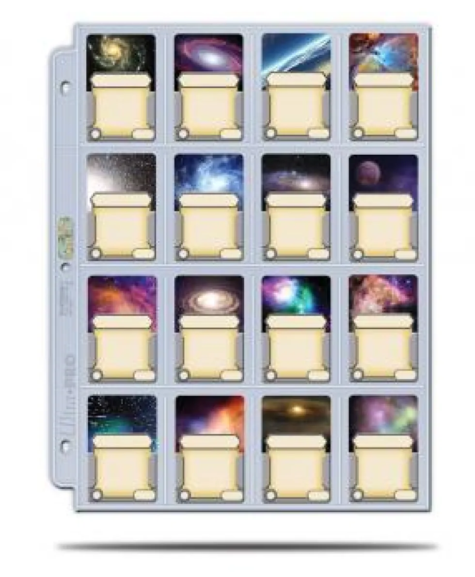 Strona do klasera Ultra-Pro Platinum Series 16 kieszeni Mini American - 41x63mm