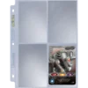 Strona do klasera Ultra-Pro Platinum Series 4 kieszenie na karty Jumbo (89x127 mm)