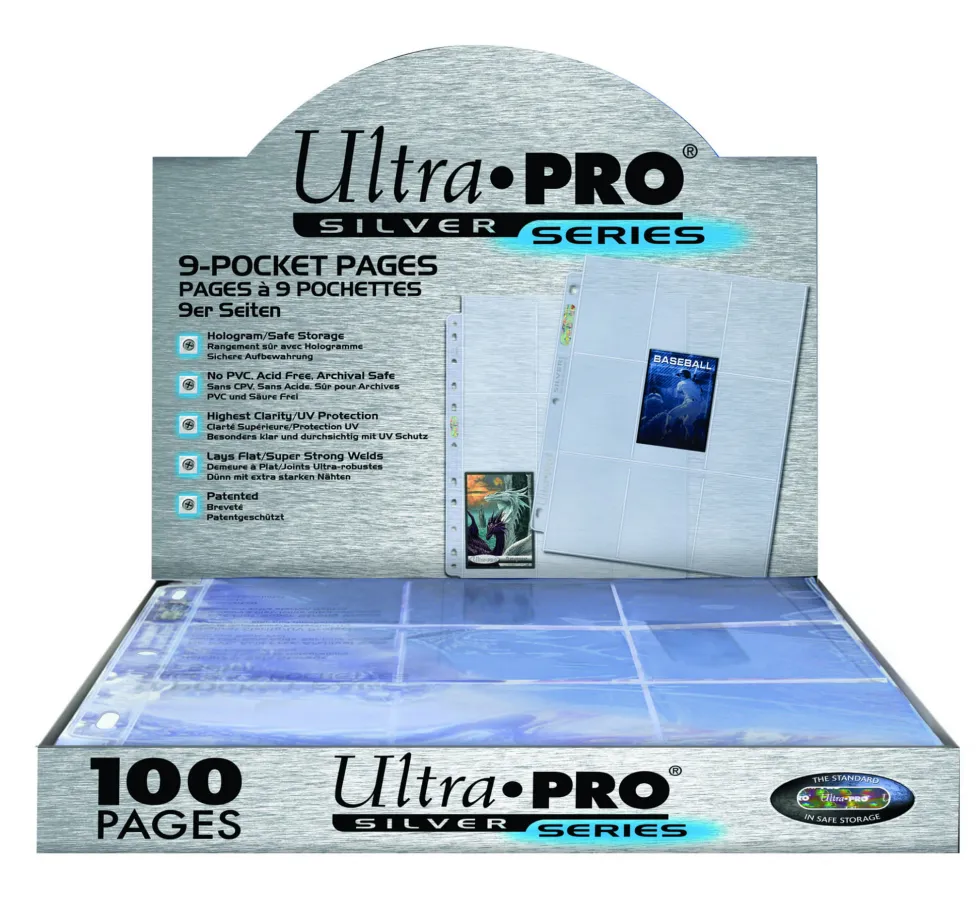 Strona do klasera Ultra-Pro Silver Series 9 kieszeni na karty Standard - 63,5x88mm