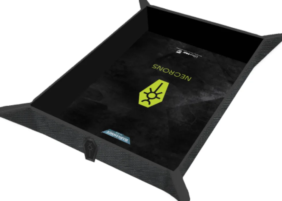 Tacka na kości Ultra-Pro: Warhammer 40,000 - Necron Codex Aligned - Folding Dice Tray Premium