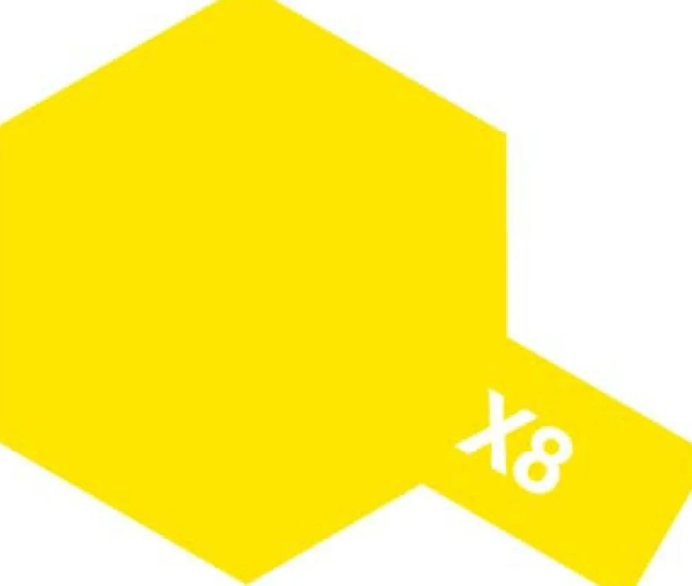 Tamiya Color Mini: X-8 - Lemon Yellow