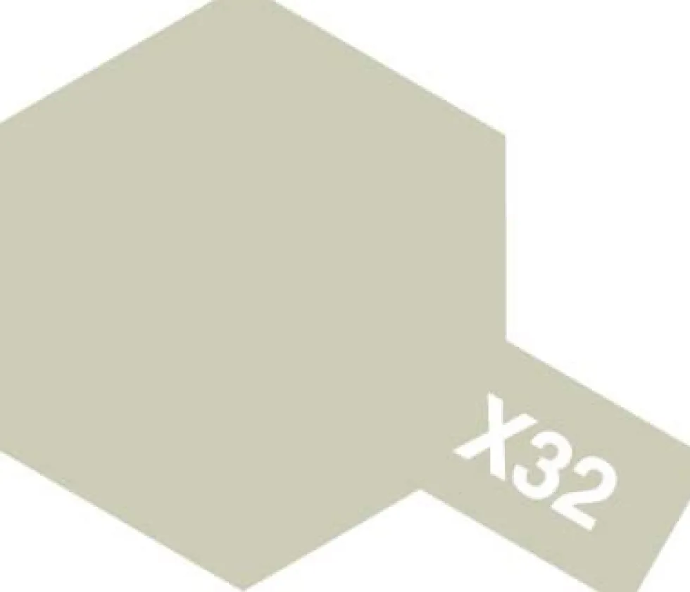 Tamiya Color Mini: X-32 - Titanium Silver