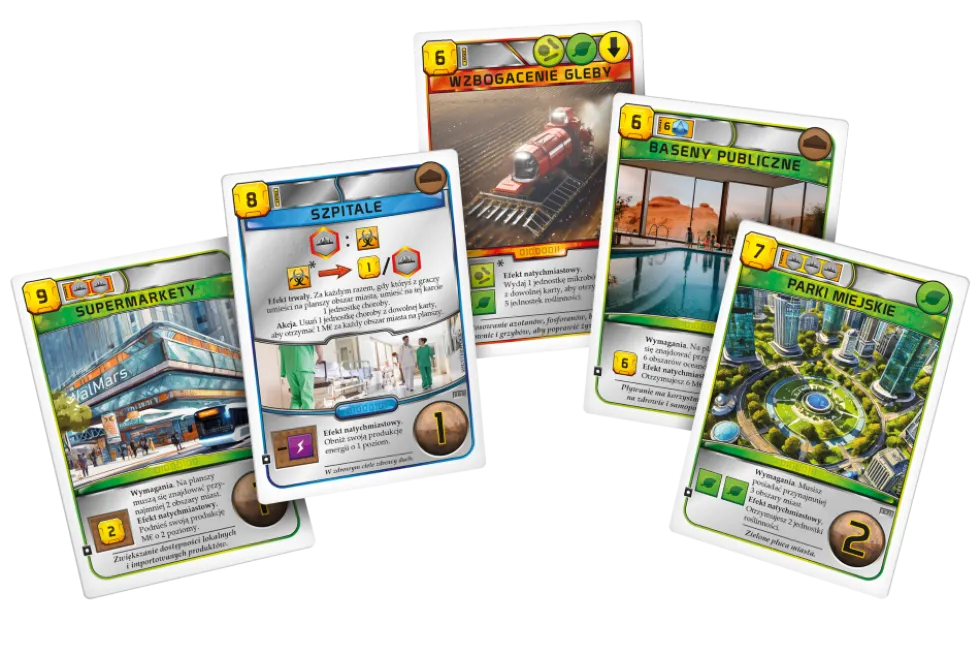 Terraformacja Marsa: Zestaw dodatkowy 11 (5 kart)