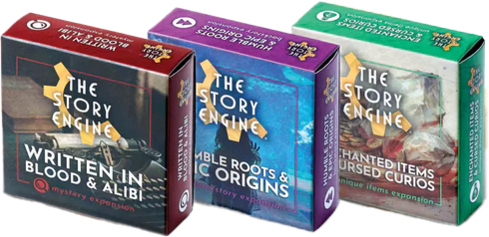 The Story Engine: "Curio" Story Prompts Expansion Set - Unique items, Backstory, Mystery