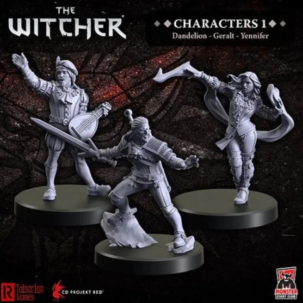 The Witcher RPG: Characters 1 - Geralt, Yennefer, Dandelion