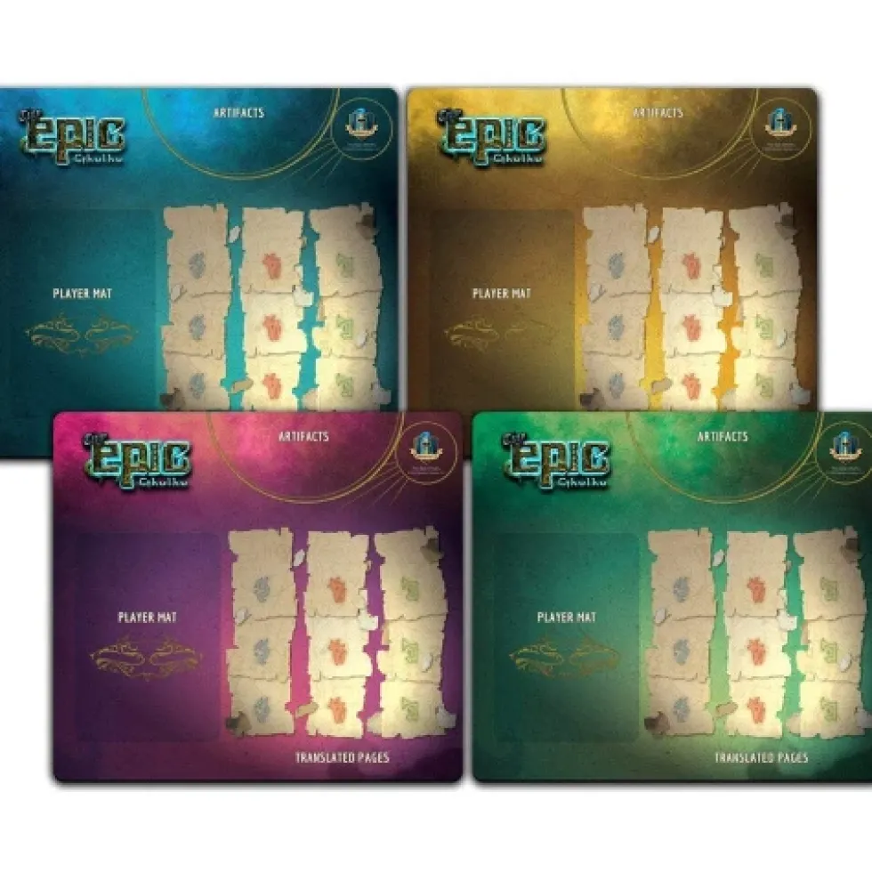 Tiny Epic Cthulhu: 4 Pack Player Mats (Retail Packed)