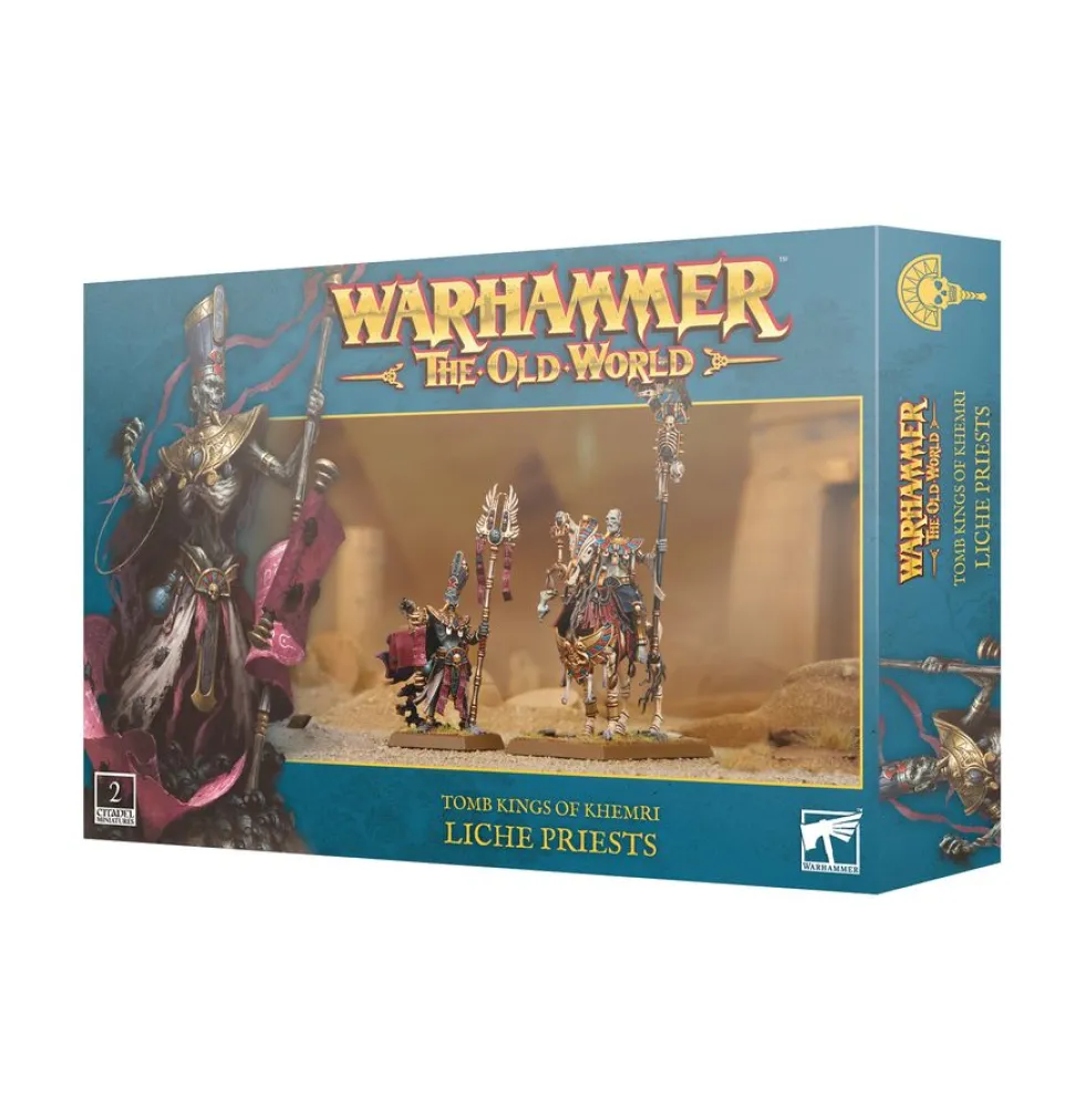 Tomb Kings of Khermi: Liche Priests (Warhammer: The Old World)
