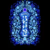 T-shirt: Blue - damski L
