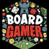 T-shirt: Board Gamer - damski M