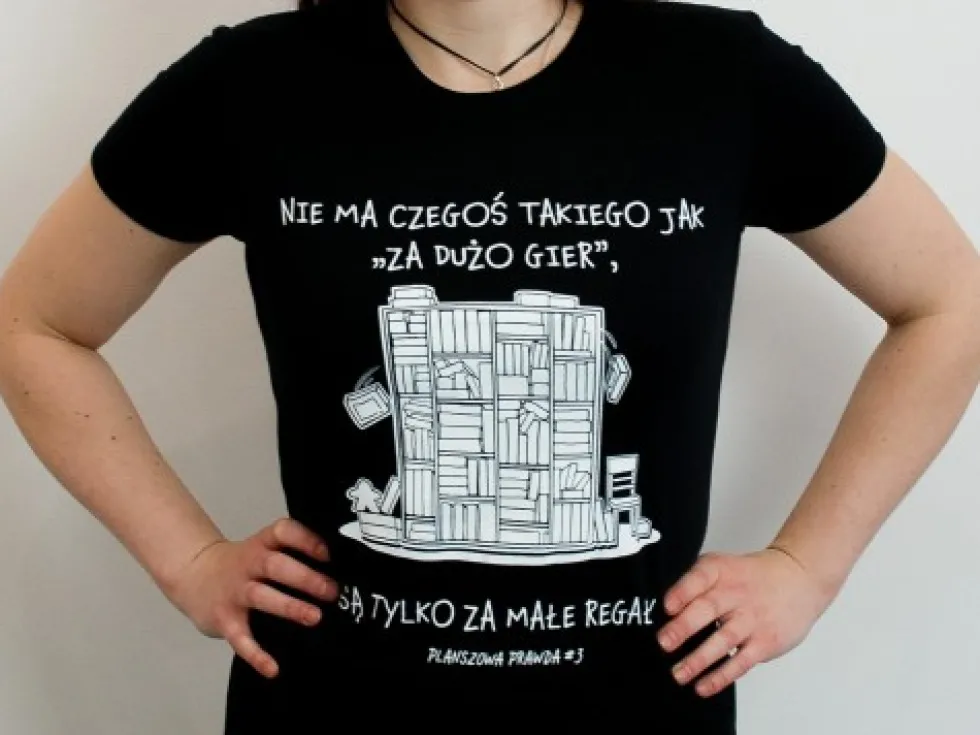 T-shirt: Planszowa prawda #3 - damska L