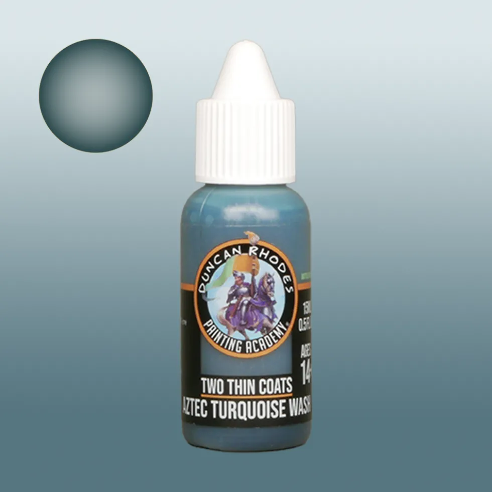 Two Thin Coats: Aztec Turquoise Wash