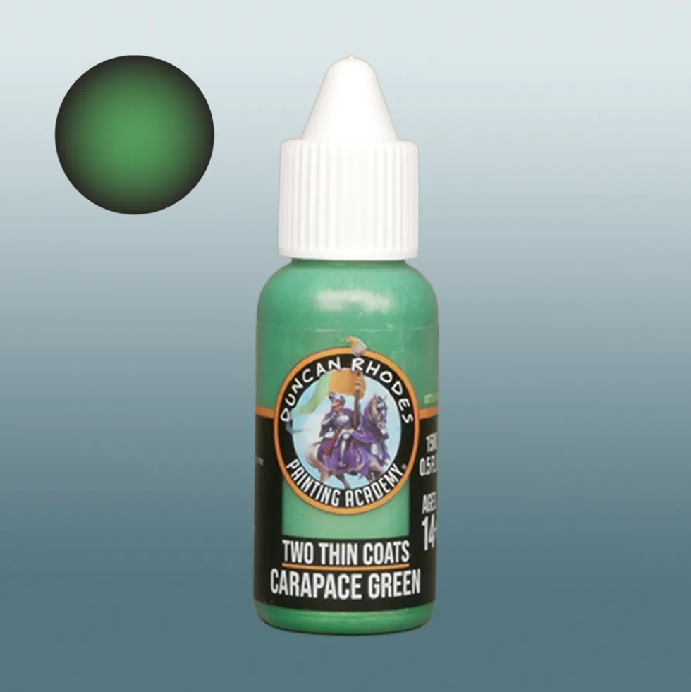 Two Thin Coats: Carapace Green