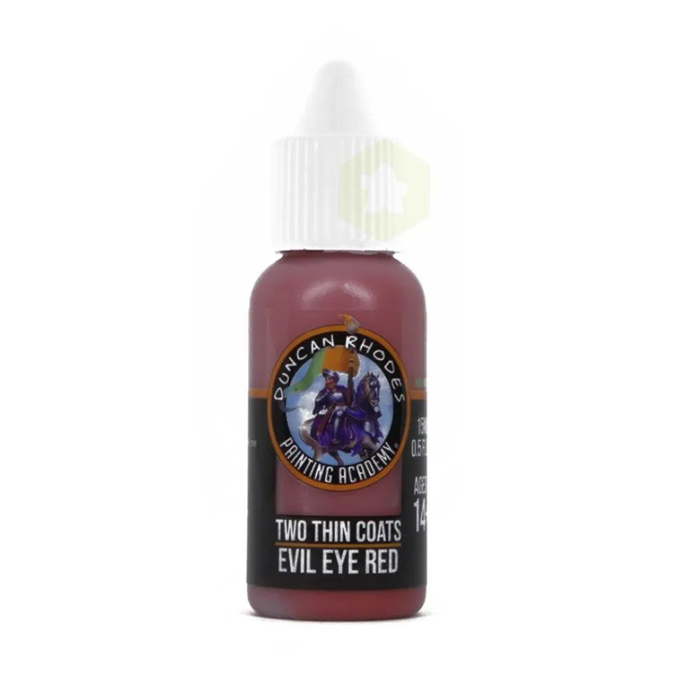 Two Thin Coats: Evil Eye Red