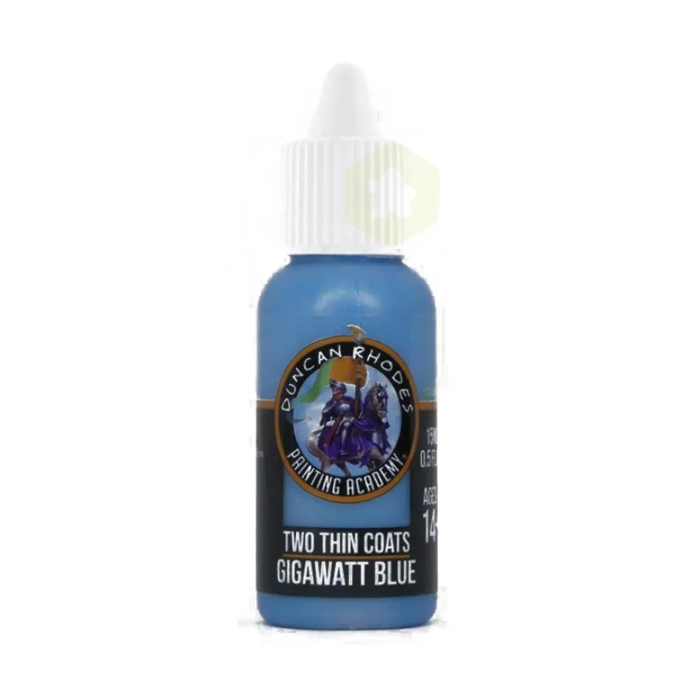 Two Thin Coats: Gigawatt Blue