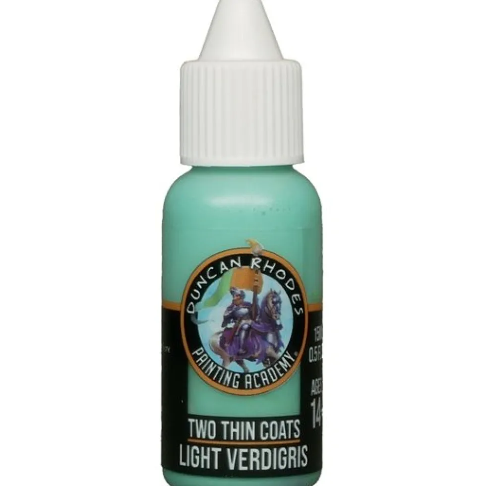 Two Thin Coats: Light Verdigris
