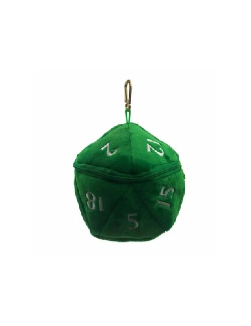 Ultra-Pro: D20 Plush Dice Bag - Green