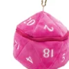 Ultra-Pro: D20 Plush Dice Bag - Hot pink