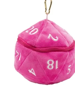 Ultra-Pro: D20 Plush Dice Bag - Hot pink