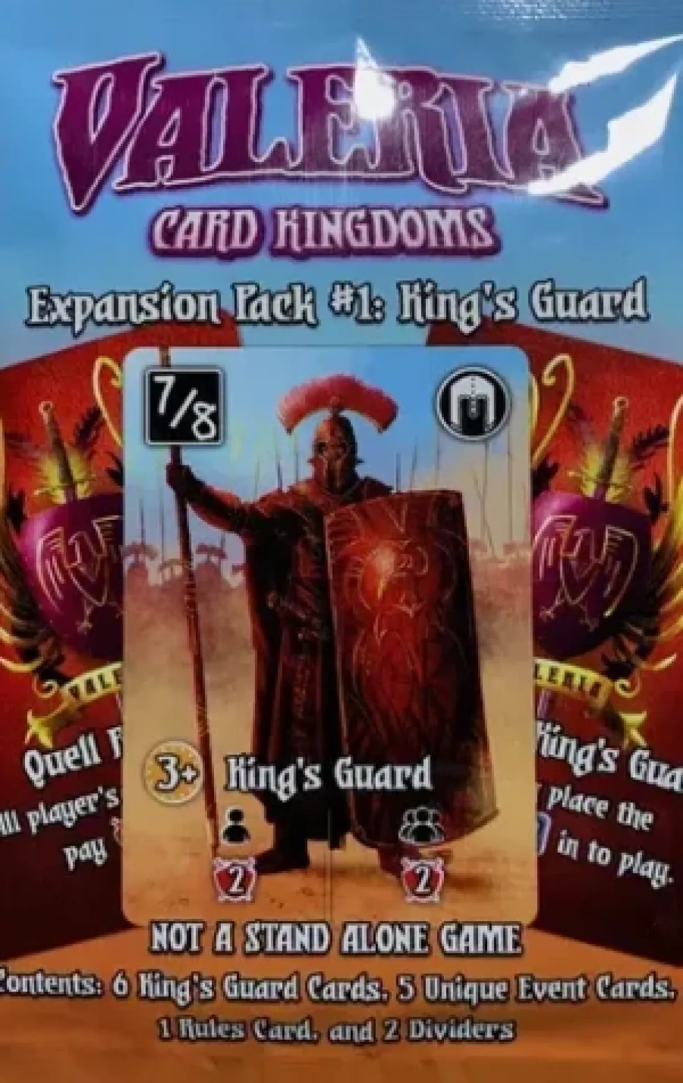 Valeria: Card Kingdoms – Expansion Pack #01: King's Guard