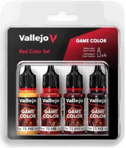 Vallejo: Game Color Red Color Set