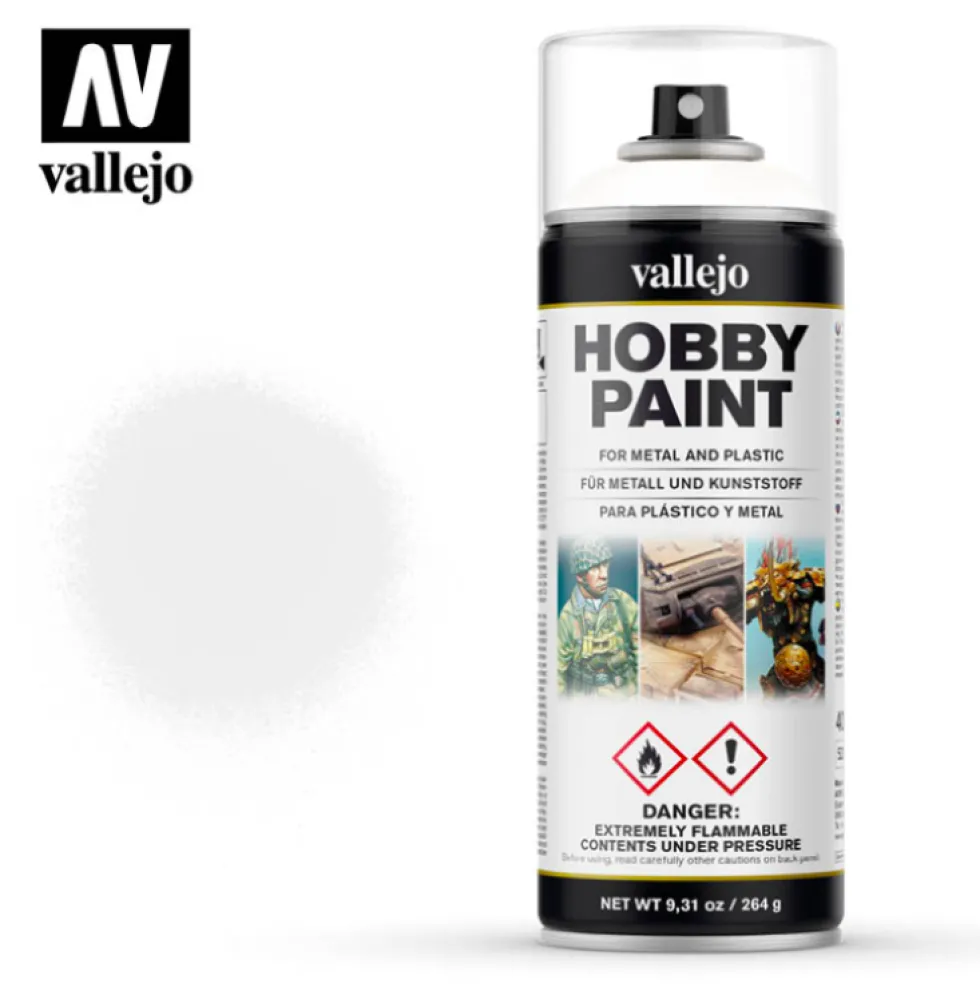 Vallejo: 400ml Spray - White