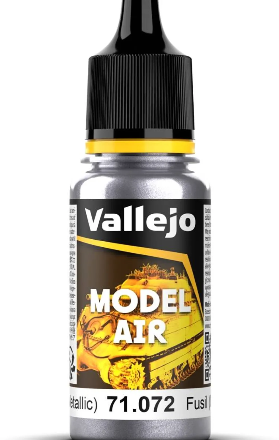 Vallejo: Model Air - Gun Metal (Metallic) 17 ml