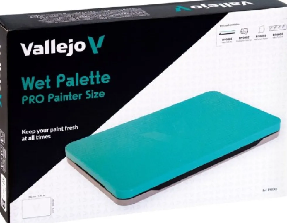 Vallejo: Mokra Paleta - Zestaw Pro Painter Size