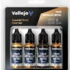 Vallejo: True Metallic Metal - Imperial Gold Paint Set