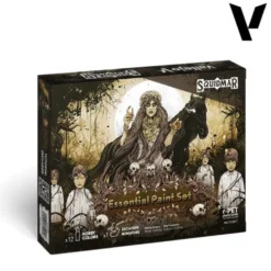 Vallejo: Zestaw Essential Paint (Squidmar) - 12 farb Game Color + figurka Duukhas