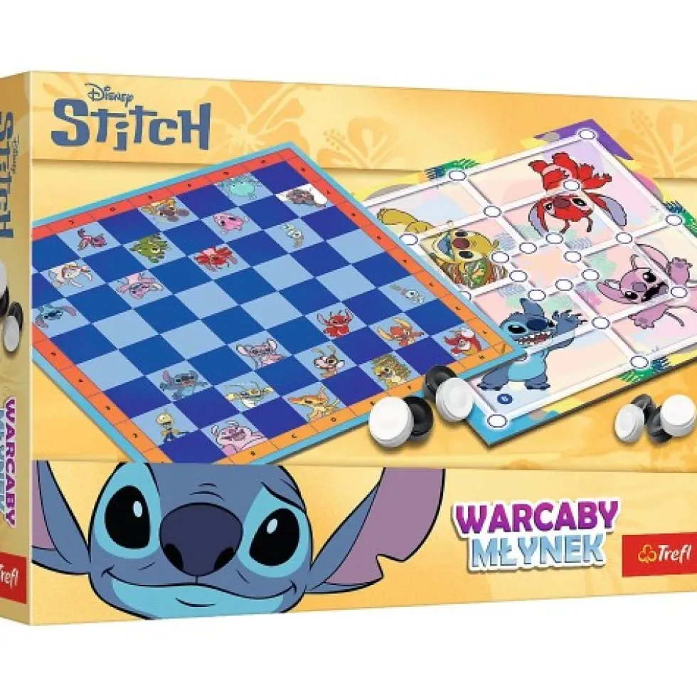 Warcaby i Młynek - Lilo & Stitch