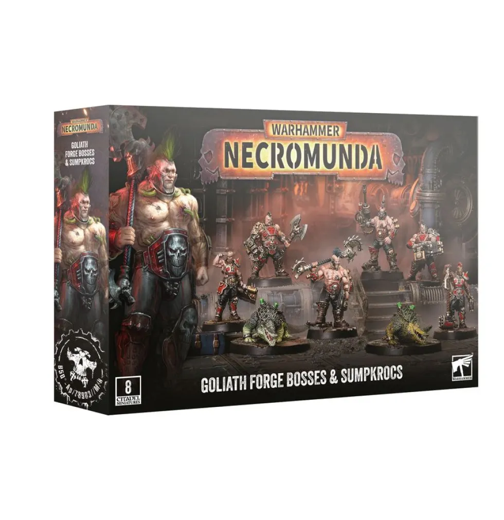 Warhammer Necromunda: Goliath Forge Bosses & Sumpkrocs