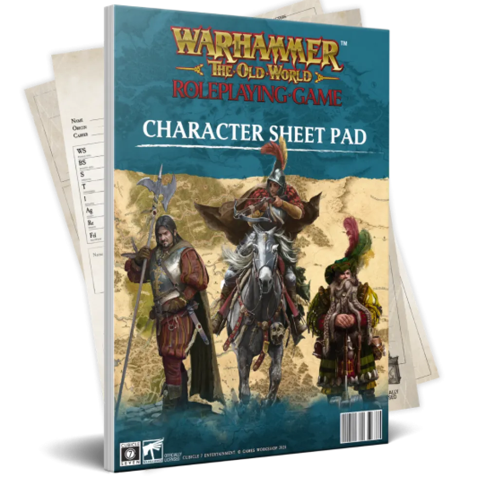 Warhammer: The Old World RPG - Character Sheet Pad