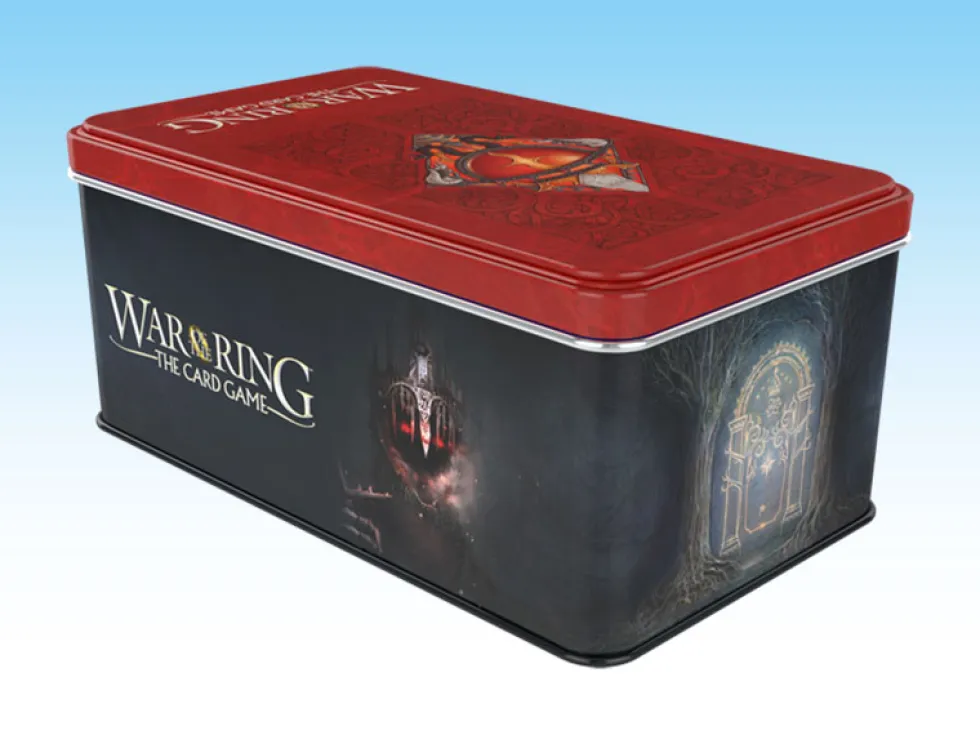 War of the Ring: The Card Game - Card Box and Sleeves (Shadow version)