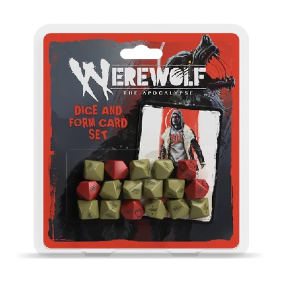 Werewolf: The Apocalypse 5th Edition dice/Form Card Set