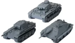 World of Tanks: Gra Figurkowa - German Tank Platoon (Panzer III J, Panther, Jagdpanzer 38t)