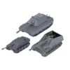 World of Tanks: Gra Figurkowa - German Tank Platoon 4 (Nashorn, E-100, Jagdpanther)