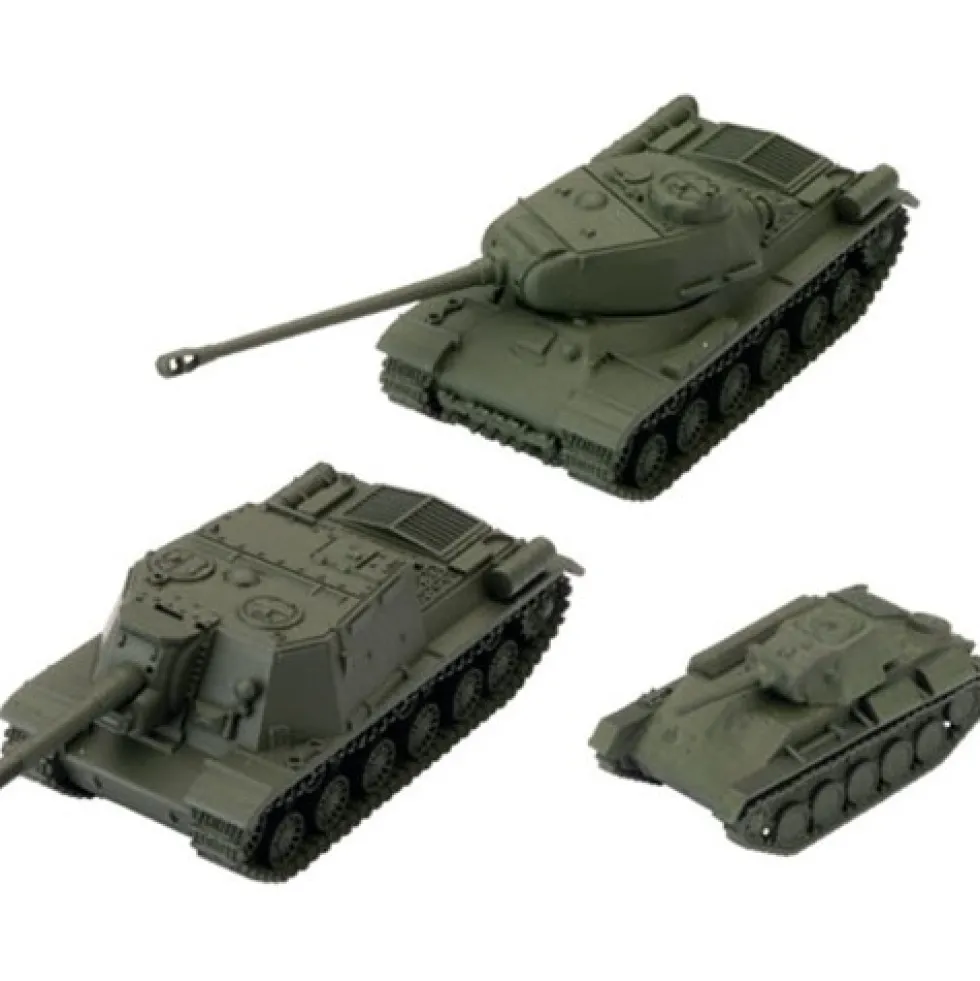 World of Tanks: Gra Figurkowa - USSR - Tank Platoon (T-70, IS-2, ISU-152)