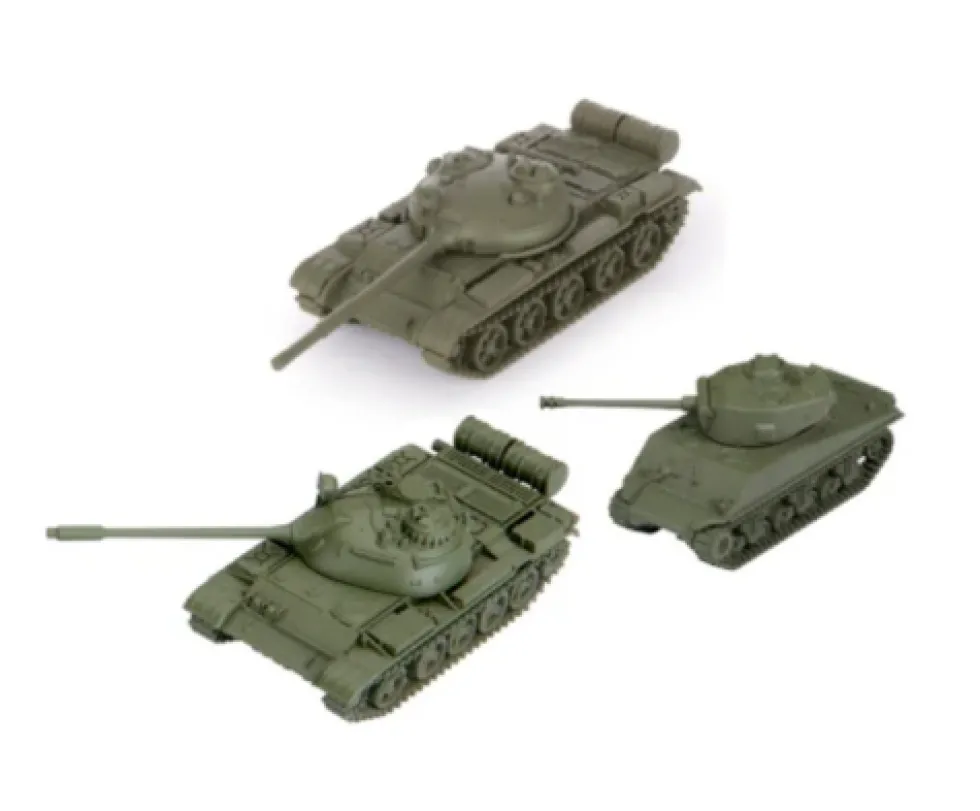World of Tanks: Gra Figurkowa - U.S.S.R. Tank Platoon (T-54, M4-A2 Sherman Łozy, T-62A)