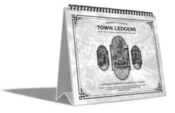 Worlds at a Glance: The Notebook - Town Ledgers (with stickers)