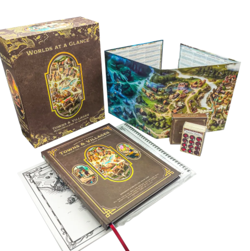 Worlds at a Glance: Towns & Villages Gift Box