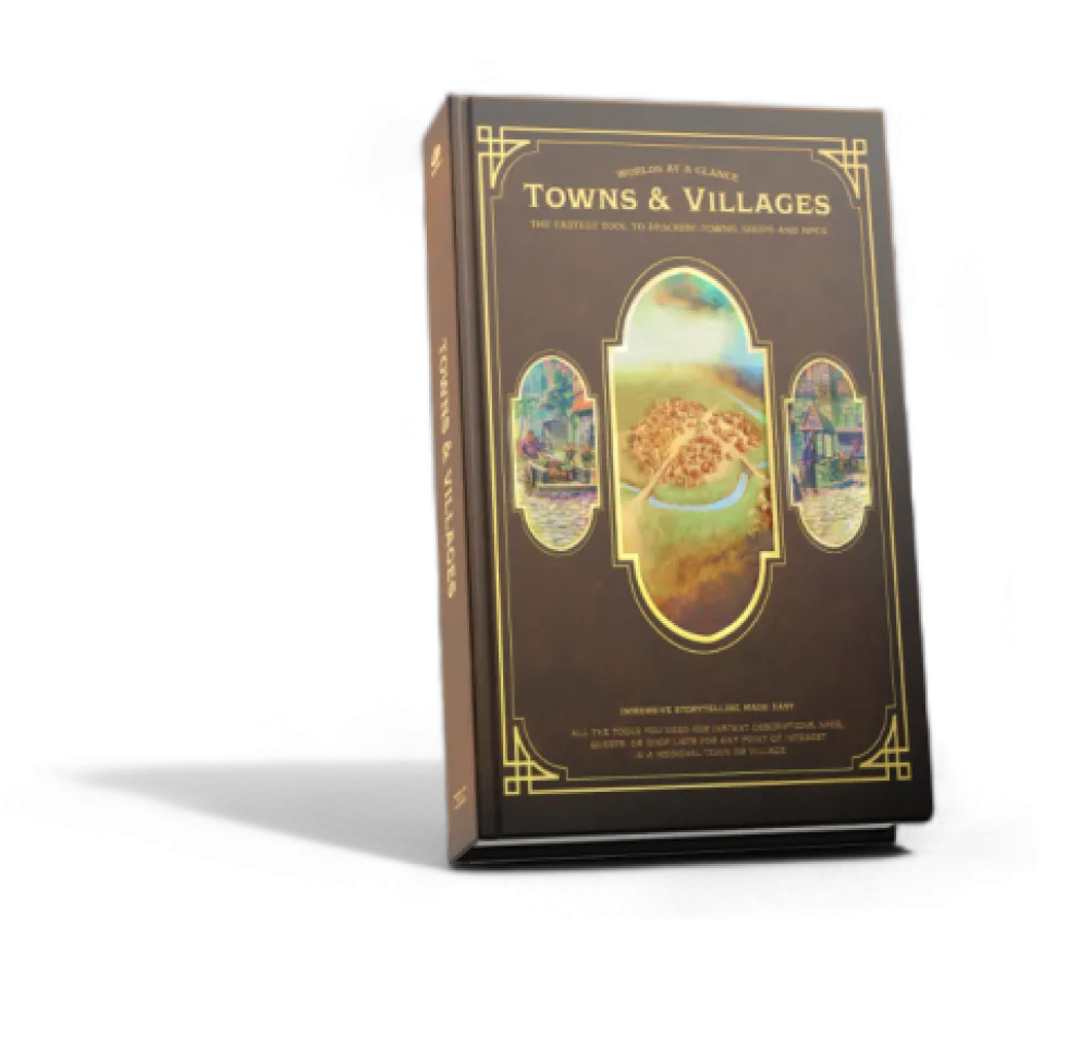 Worlds at a Glance: Towns & Villages Core Book (hardcover)