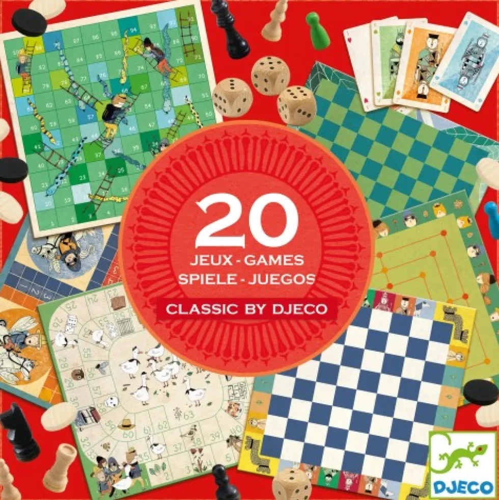 Zestaw 20 gier Djeco Classic Box