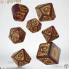 Zestaw kości Harry Potter modern: Gryffindor - czerwony