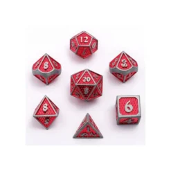 Zestaw kości: Mini Behemoth Metal - Brushed Red