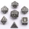Zestaw kości: Solid Metal Mini Behemoth - Brushed Silver