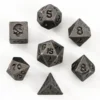 Zestaw kości: Unseelie Mini Metal RPG - Ancient Silver